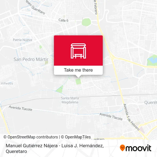 Mapa de Manuel Gutiérrez Nájera - Luisa J. Hernández