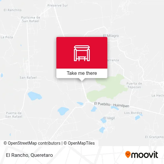 El Rancho map