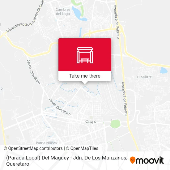 (Parada Local) Del Maguey - Jdn. De Los Manzanos map