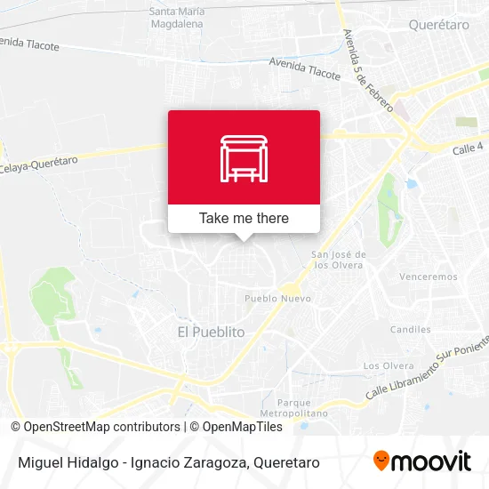 Mapa de Miguel Hidalgo - Ignacio Zaragoza
