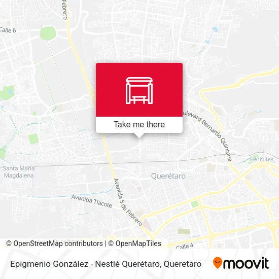 Mapa de Epigmenio González - Nestlé Querétaro