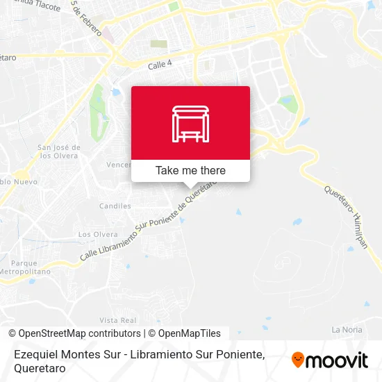 Mapa de Ezequiel Montes Sur - Libramiento Sur Poniente