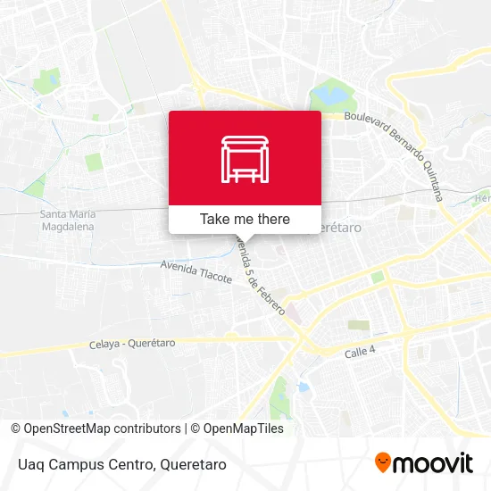 Mapa de Uaq Campus Centro