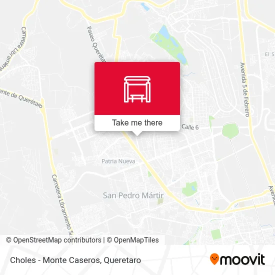 Choles - Monte Caseros map