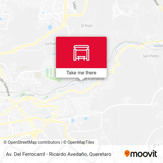 Av. Del Ferrocarril - Ricardo Avedaño map