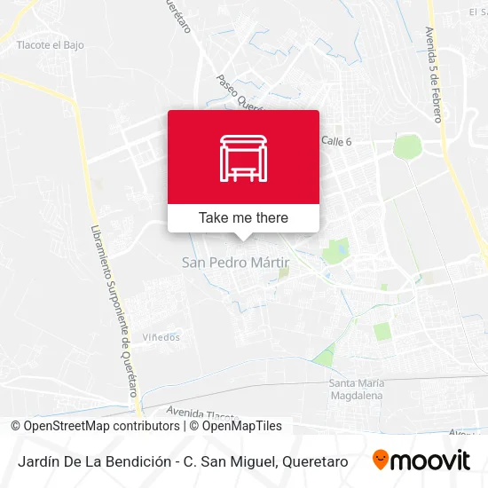 Jardín De La Bendición - C. San Miguel map