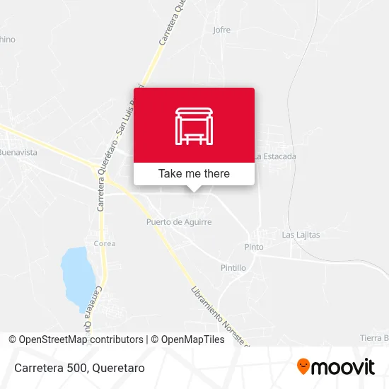 Carretera 500 map