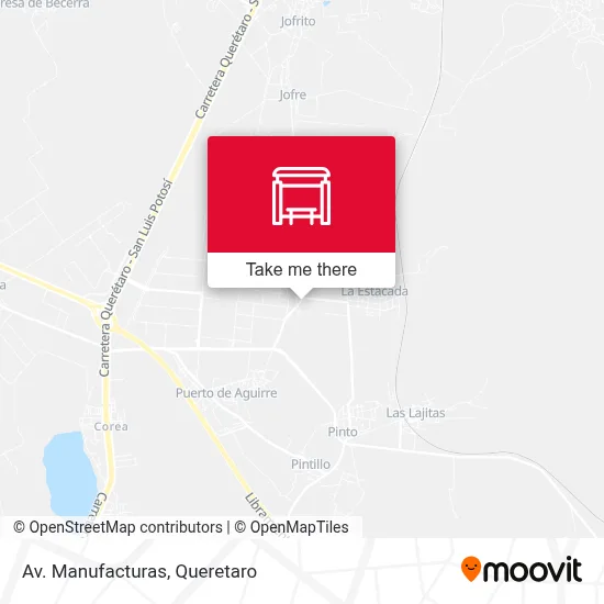 Av. Manufacturas map