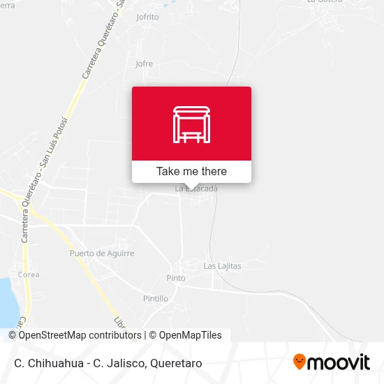 C. Chihuahua - C. Jalisco map