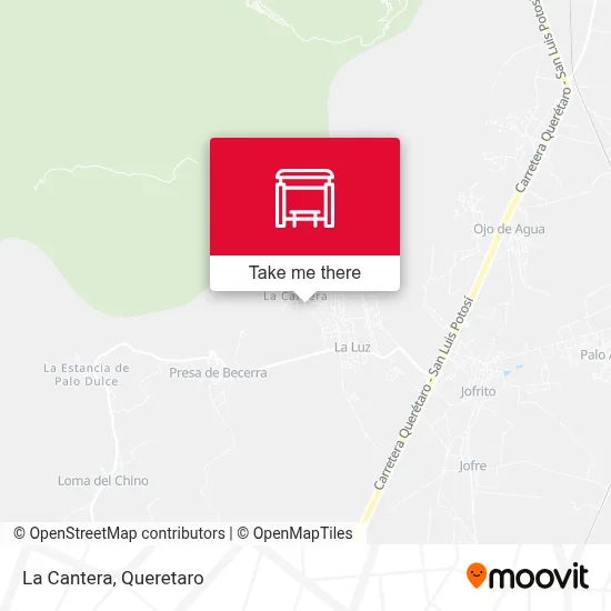 La Cantera map