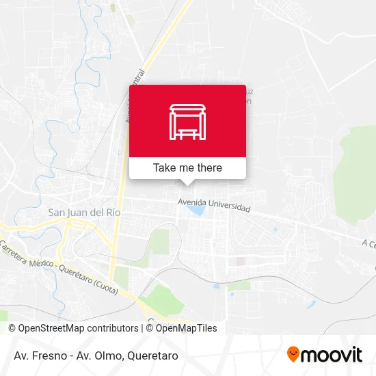 Av. Fresno - Av. Olmo map