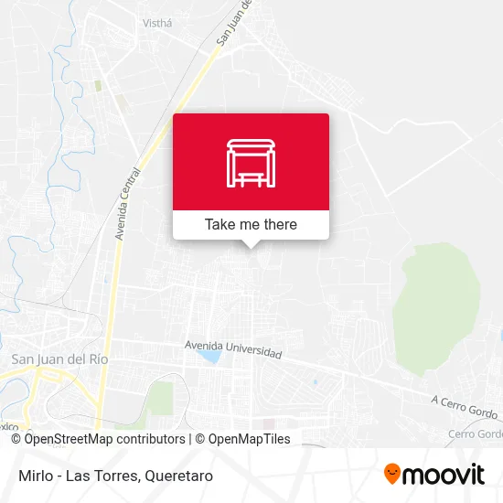 Mirlo - Las Torres map