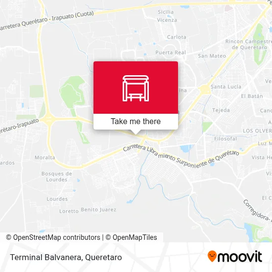 Terminal Balvanera map