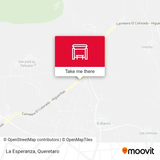 La Esperanza map