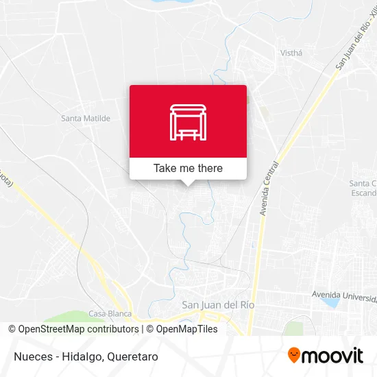 Nueces - Hidalgo map