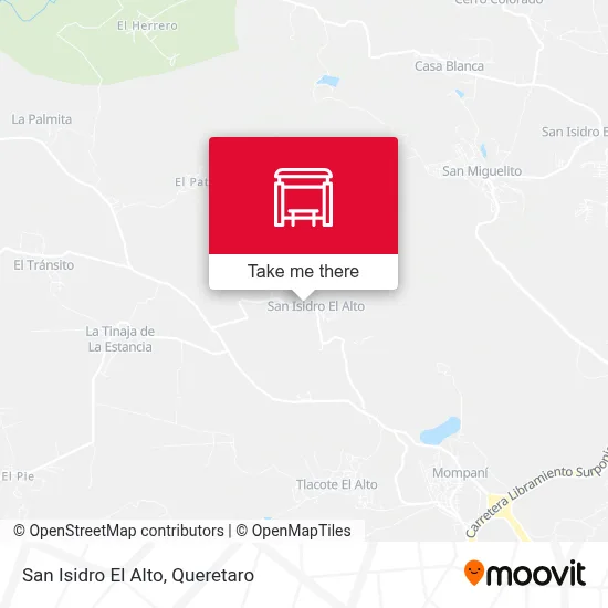 San Isidro El Alto map