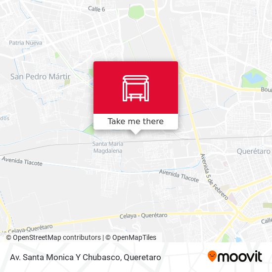 Mapa de Av. Santa Monica Y Chubasco