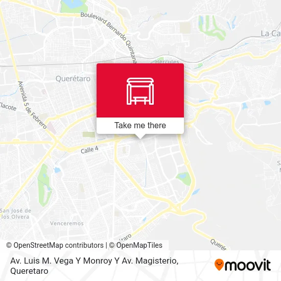 Mapa de Av. Luis M. Vega Y Monroy Y Av. Magisterio