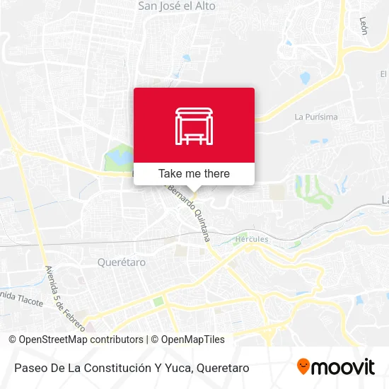 Mapa de Paseo De La Constitución Y Yuca