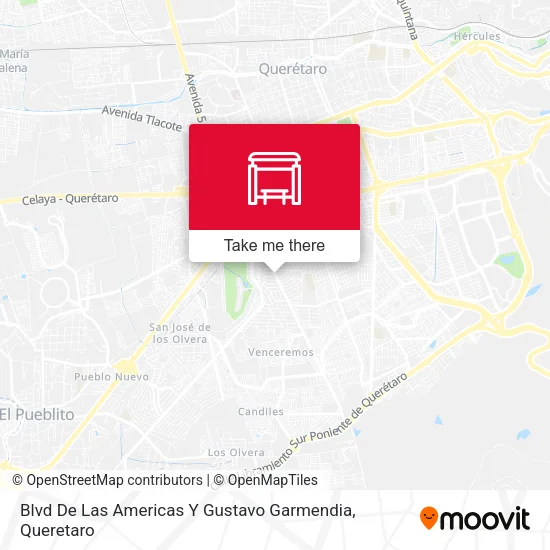 Mapa de Blvd De Las Americas Y Gustavo Garmendia