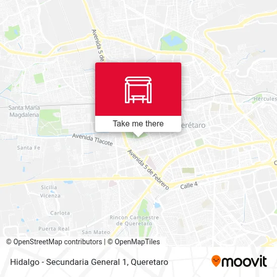 Hidalgo - Secundaria General 1 map