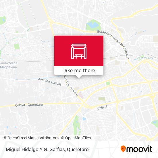 Miguel Hidalgo Y G. Garfias map
