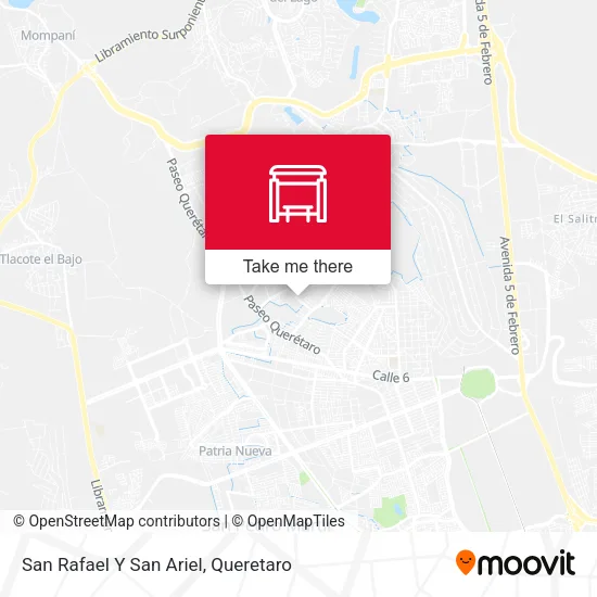Mapa de San Rafael Y San Ariel