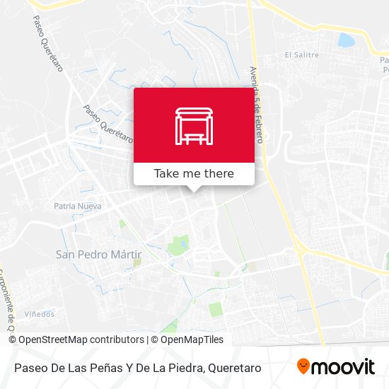 Mapa de Paseo De Las Peñas Y De La Piedra
