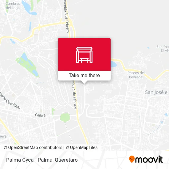 Palma Cyca - Palma map