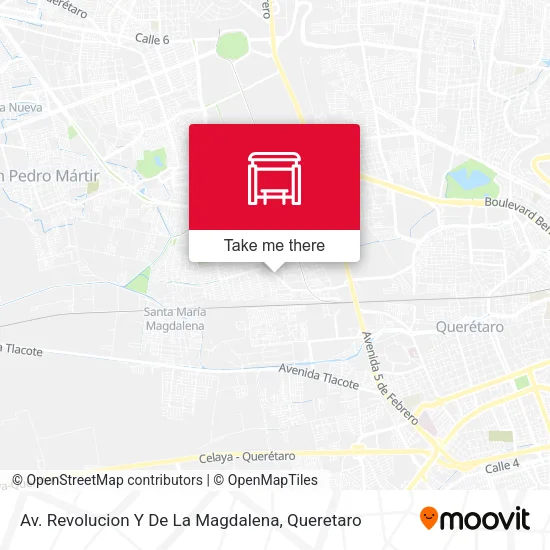 Mapa de Av. Revolucion Y De La Magdalena