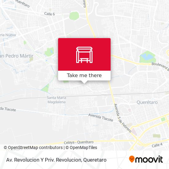 How to get to Av. Revolucion Y Priv. Revolucion in Santa María Magdalena by  Bus?