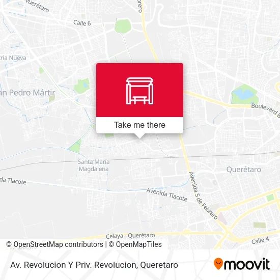 Mapa de Av. Revolucion Y Priv. Revolucion