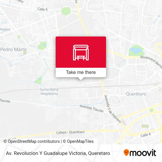 Mapa de Av. Revolucion Y Guadalupe Victoria