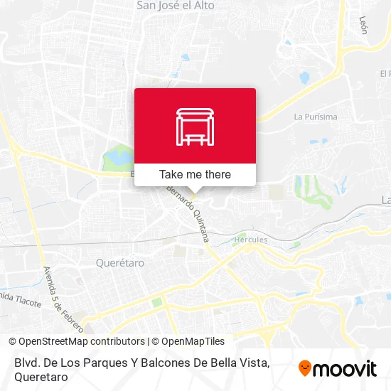 Mapa de Blvd. De Los Parques Y Balcones De Bella Vista