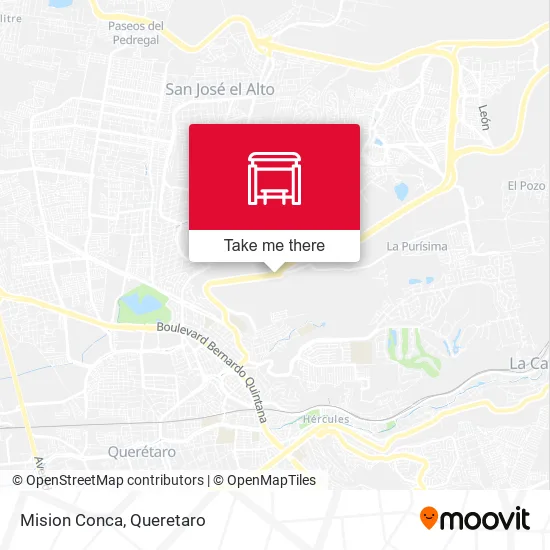 Mision Conca map