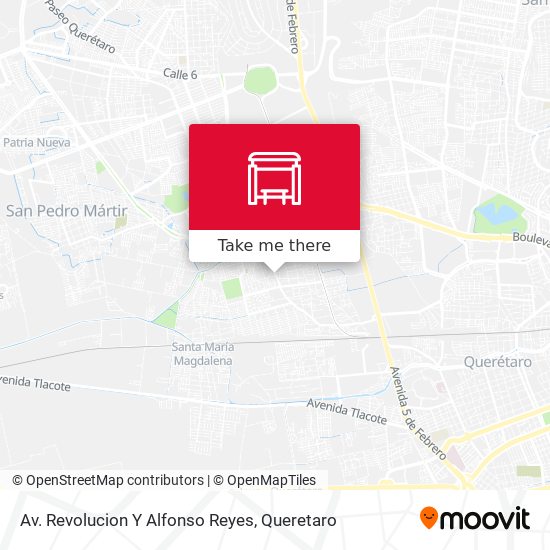 Mapa de Av. Revolucion Y Alfonso Reyes