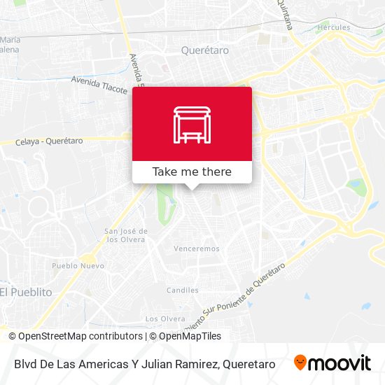 Blvd De Las Americas Y Julian Ramirez map