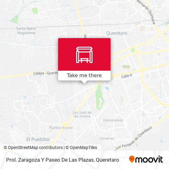 Mapa de Prol. Zaragoza Y Paseo De Las Plazas