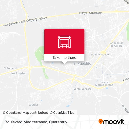 Boulevard Mediterráneo map