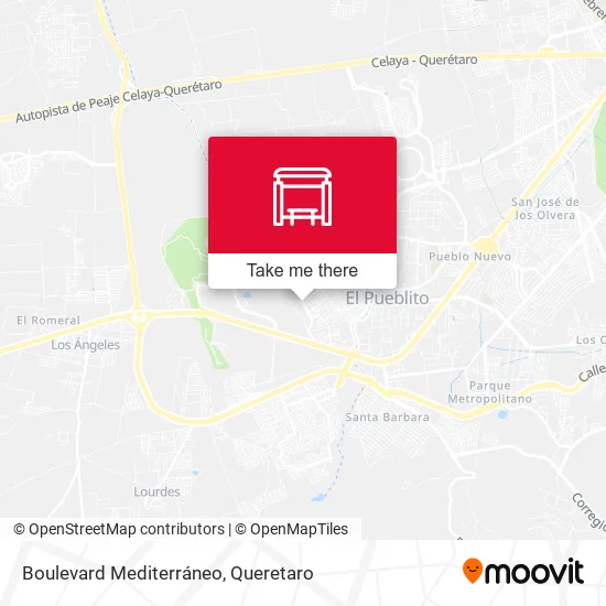 Mapa de Boulevard Mediterráneo
