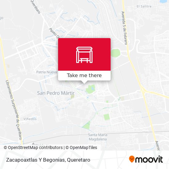 Mapa de Zacapoaxtlas Y Begonias