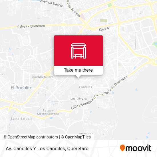 Mapa de Av. Candiles Y Los Candiles