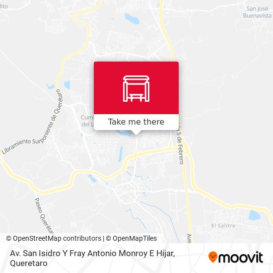Mapa de Av. San Isidro Y Fray Antonio Monroy E Hijar