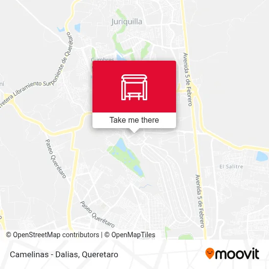 Camelinas - Dalias map