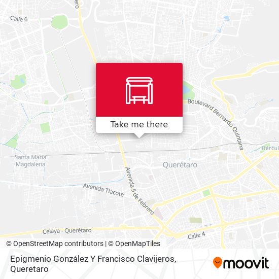 Epigmenio González Y Francisco Clavijeros map