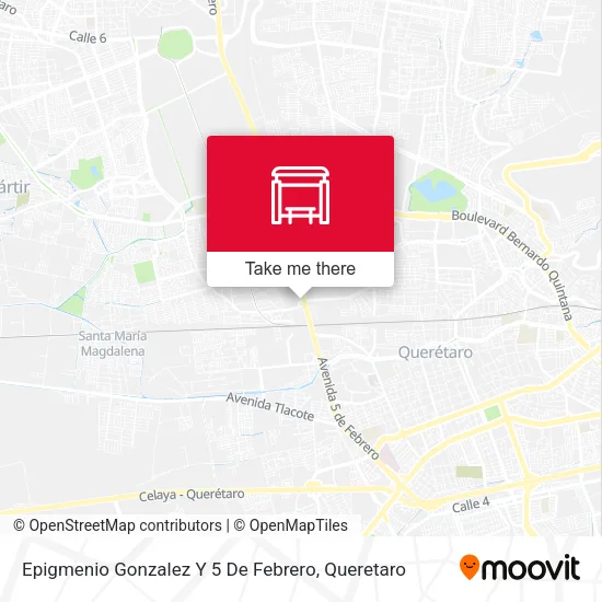 Mapa de Epigmenio Gonzalez Y 5 De Febrero