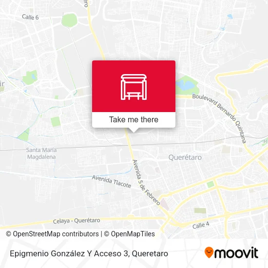 Mapa de Epigmenio González Y Acceso 3
