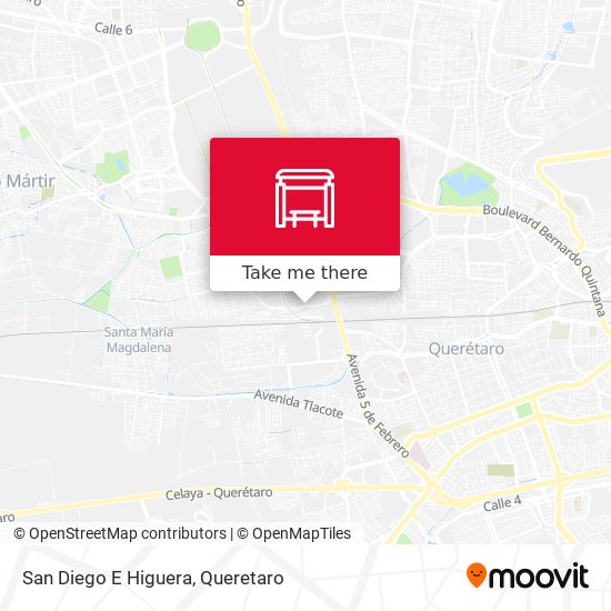 Mapa de San Diego E Higuera