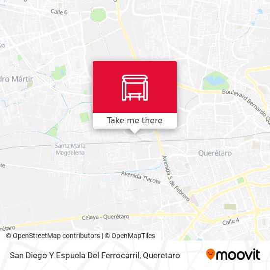 San Diego Y Espuela Del Ferrocarril map
