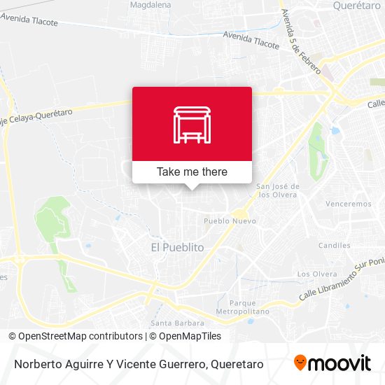 Mapa de Norberto Aguirre Y Vicente Guerrero